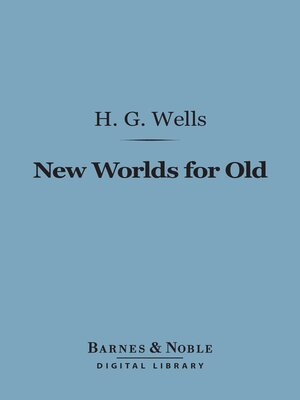 cover image of New Worlds for Old (Barnes & Noble Digital Library)